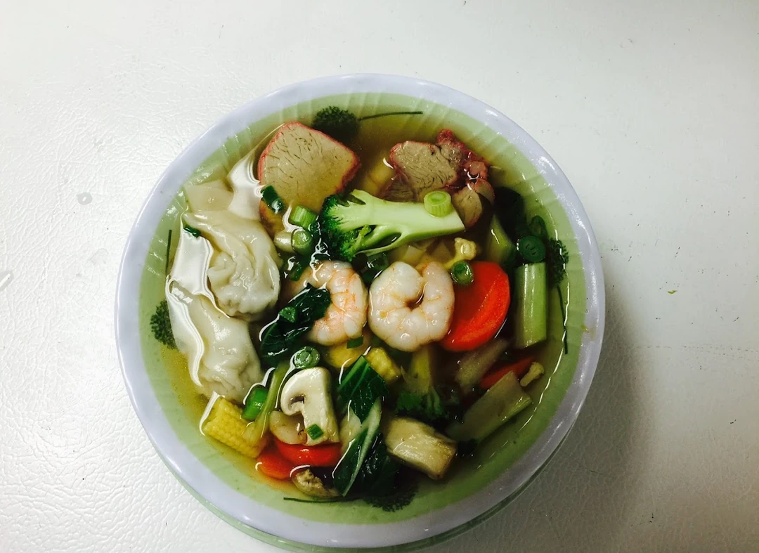 Wonton soup at Szechuan Kitchen, Chinese comfort food on Broadway Ave in Saskatoon